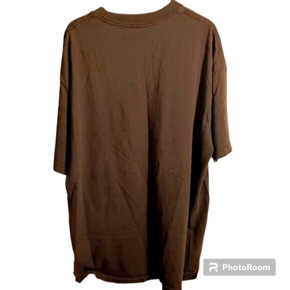 Vintage "Drive Me Nuts" Graphic Brown T-shirt Sz XL - Picture 3 of 3
